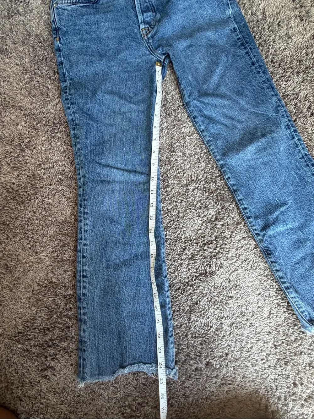 Free People/We The Free High Rise Stella Kick Flare Jeans